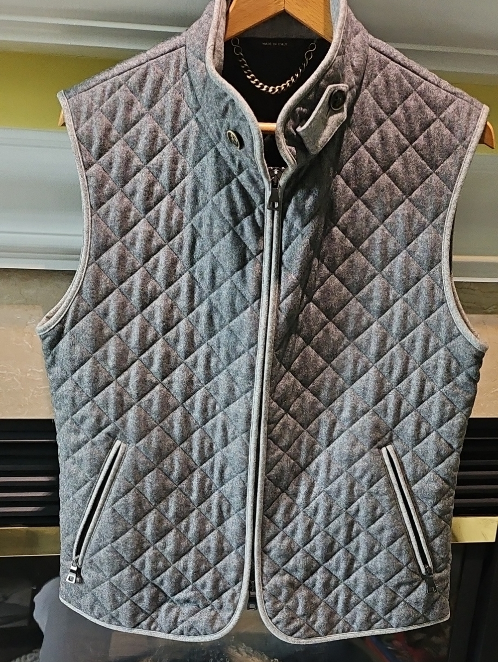 Paul Stuart Wool Vest Men's Small 100% Wool